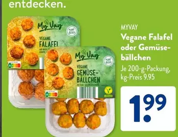 Vegane Falafel oder Gemüse-bällchen