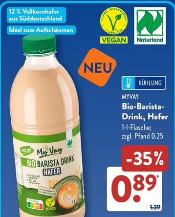 Ideal - Bio-Barista-Drink, Hafer