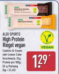 High Protein Riegel vegan
