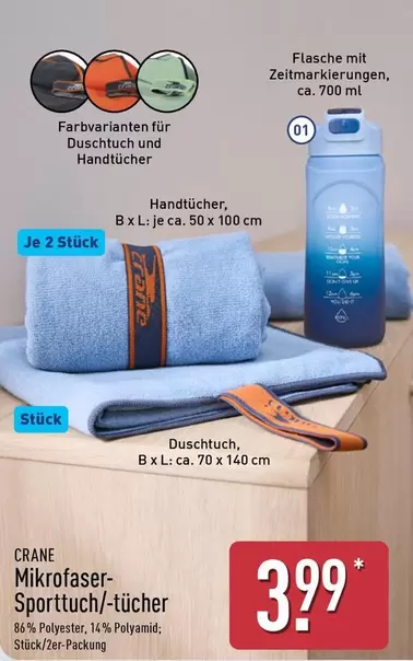 Mikrofaser-Sporttuch/-tücher