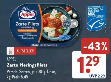 Zarte Heringsfilets