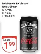 Coca Cola - Jack Daniels & Cola oder Jack & Ginger