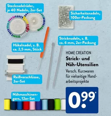 Hand - Strick- und Näh-Utensilien