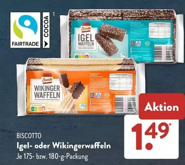 Fairtrade - Igel- oder Wikingerwaffeln