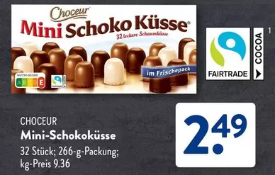 Fairtrade - Mini-Schokoküsse
