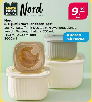 8-tlg. Mikrowellendosen-Set*
