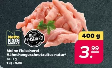 Hähnchengeschnetzeltes natur