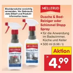 Dusche & Bad- Reiniger oder Schimmel Stopp Spray