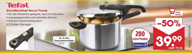 Tefal - Schnellkochtopf Secure Trendy