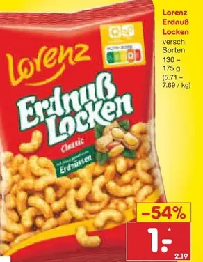 Erdnuß Locken
