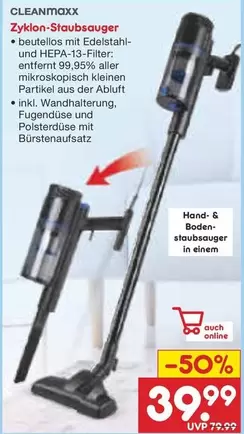 Hand - Zyklon-Staubsauger