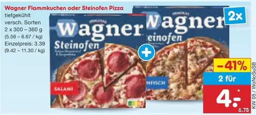 Flammkuchen oder Steinofen Pizza