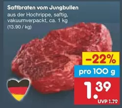 Saftbraten vom Jungbullen
