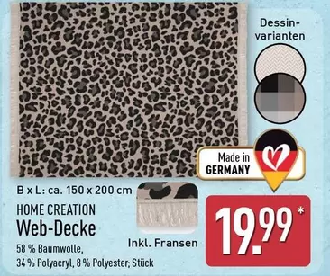 Web-Decke