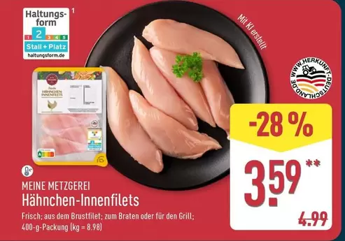 Hähnchen-Innenfilets