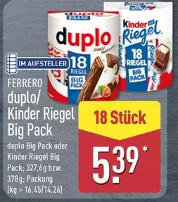 Kinder - duplo/  Riegel Big Pack