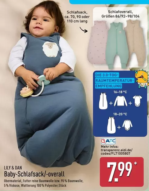 Baby-Schlafsack/-overall