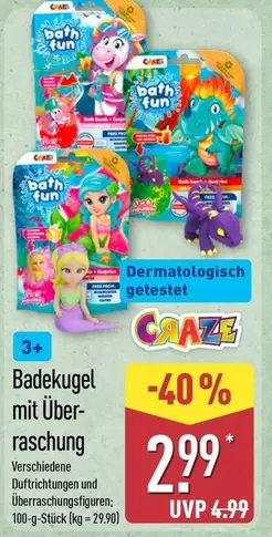 Badekugel mit Überraschung