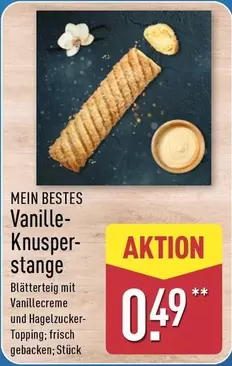 Vanille-Knusper-stange