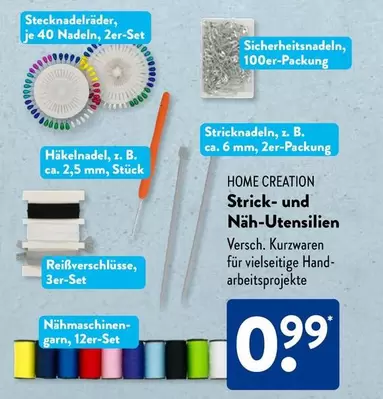 Hand - Strick- und Näh-Utensilien