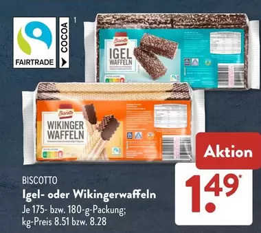 Fairtrade - Igel- oder Wikingerwaffeln
