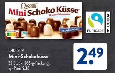 Fairtrade - Mini-Schokoküsse