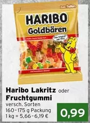 Haribo - Lakritz oder Fruchtgummi