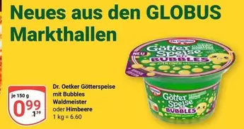 Götterspeise mit Bubbles Waldmeister oder Himbeere