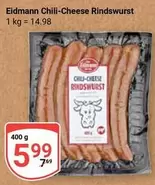 Chili-Cheese Rindswurst