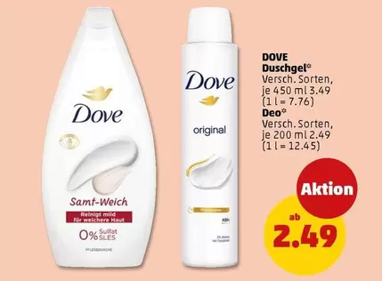 Dove - Duschgel, Deo