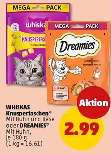 Whiskas - Knuspertaschen oder DREAMIES