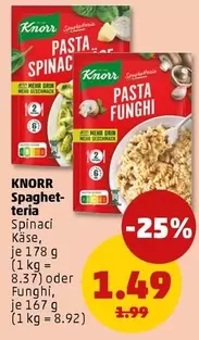 Knorr - Spaghet-teria Spinaci Käse oder Funghi