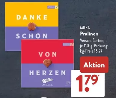 Milka - Pralinen