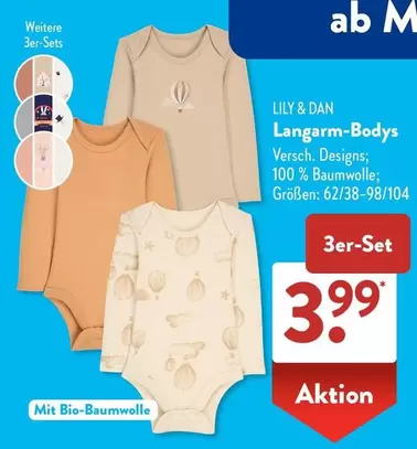 Langarm-Bodys