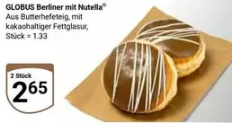 Berliner mit Nutella