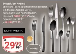 Gold - Besteck-Set Avelino