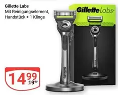 Gillette - Mit Reinigungselement, Handstück + 1 Klinge