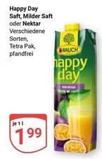 Happy - Saft, Milder Saft oder Nektar