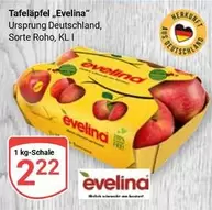 Tafeläpfel „Evelina"