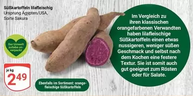 Orange - Süßkartoffeln llafleischig