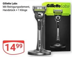 Gillette - Mit Reinigungselement, Handstück + 1 Klinge
