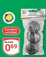 Edelstahl Spiralreiniger