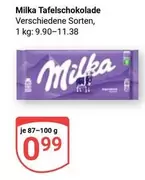 Milka - Tafelschokolade