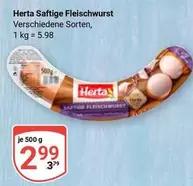 Saftige Fleischwurst