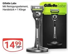 Gillette - Mit Reinigungselement, Handstück + 1 Klinge