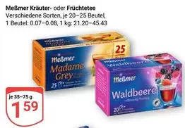 Grey - Kräuter- oder Früchtetee