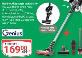 Genius - Hand-/Akkusauger Invictus X9