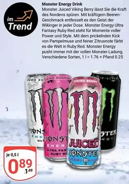 Monster -  Energy Drink