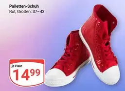 Pailletten-Schuh