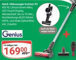 Genius - Hand-/Akkusauger Invictus X9